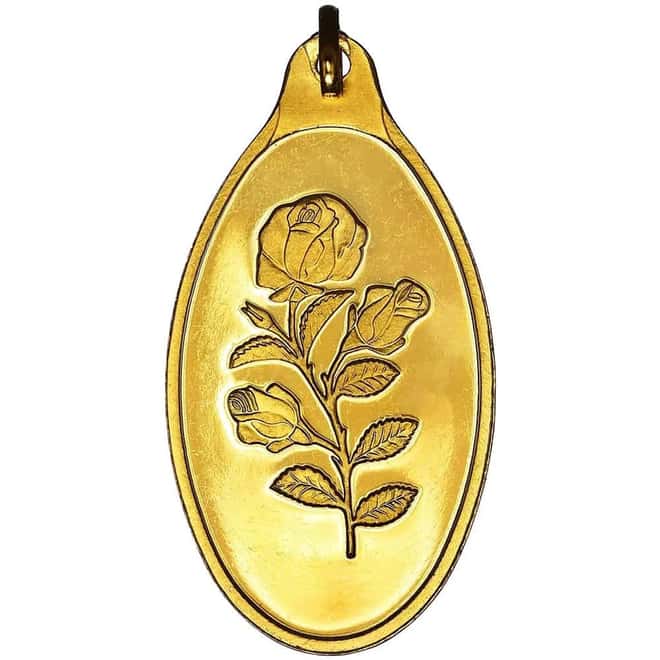 10 Gram PAMP Suisse Gold Rosa Pendant (Secondary Market)