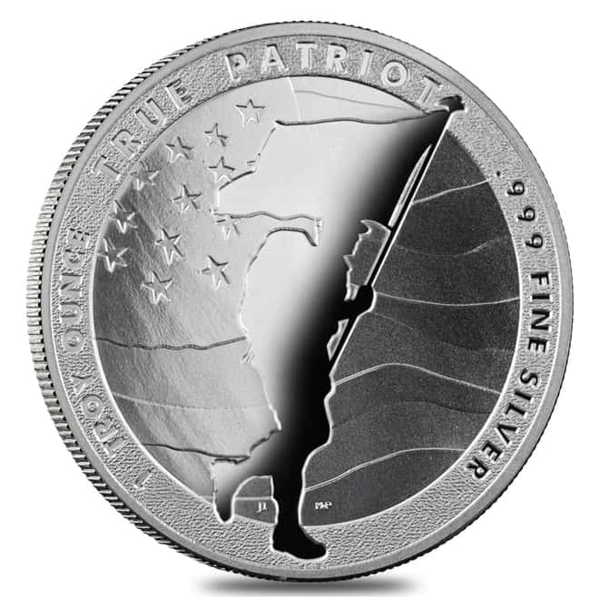 2020 1 oz Asahi True Patriot Reverse Proof Silver Round .999 Fine