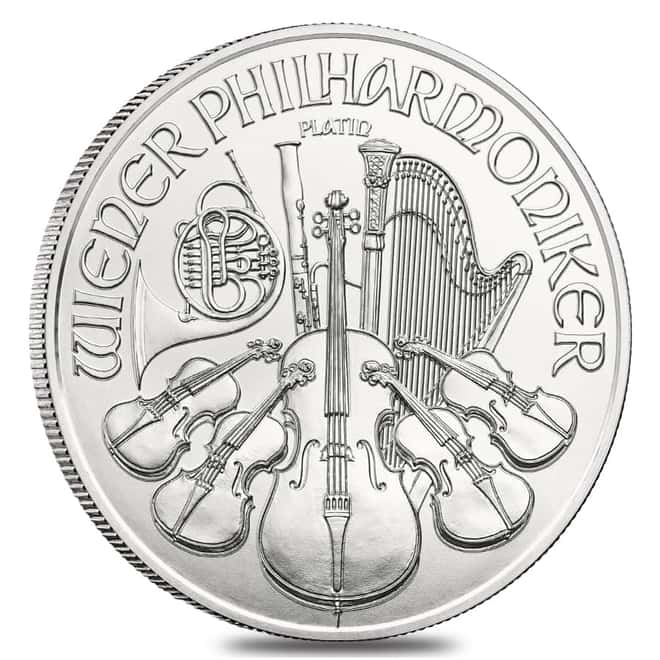 2020 1 oz Austrian Platinum Philharmonic Coin BU 