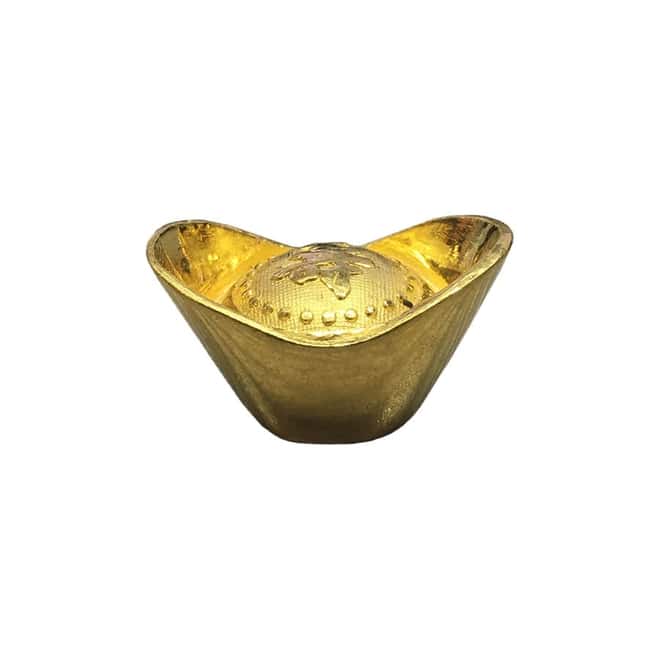 0.5 oz Chinese Sycee Yuanbao Shaped Ingot .999+ Fine Gold