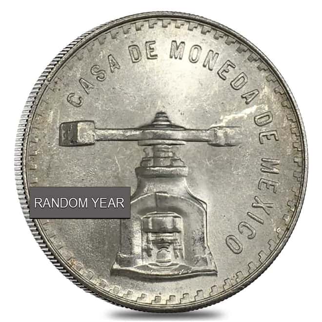 1978-1980 1 oz Silver Mexican Peso Balancing Scale Avg Circ (Random)