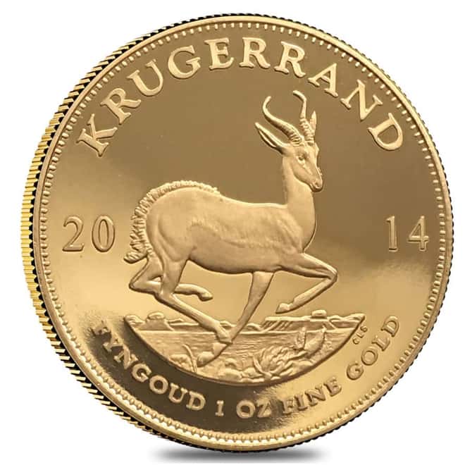2014 South Africa 1 oz Proof Gold Krugerrand