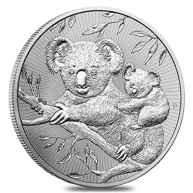 2018 10 oz Silver Australian Piedfort Koala Perth Mint .9999 Fine BU Next Generation Series 