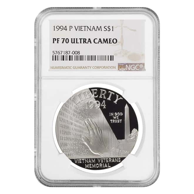 1994 P Vietnam $1 Silver Dollar Commemorative NGC PF 70 UCAM