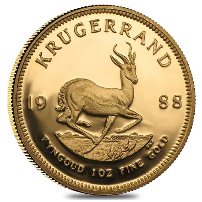 1988 South Africa 1 oz Proof Gold Krugerrand