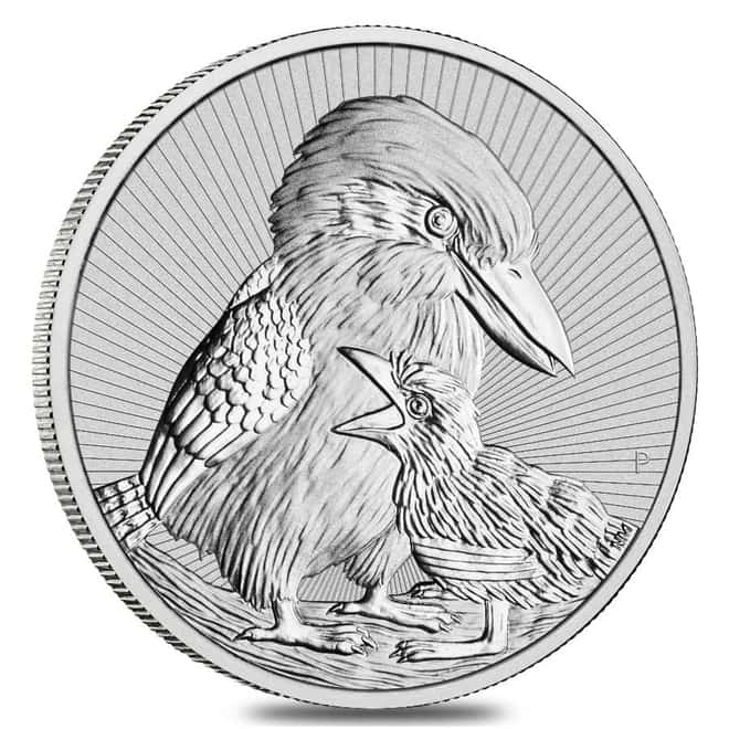 2020 10 oz Silver Australian Piedfort Kookaburra Perth Mint .9999 Fine BU Next Generation Series