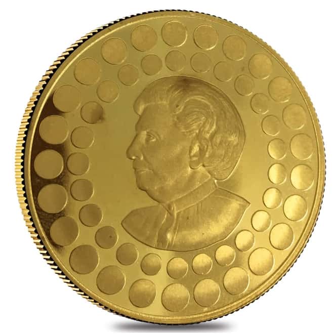 1976 Mother's Day Bank Jubilee Proof Gold Medal 29.8 gram