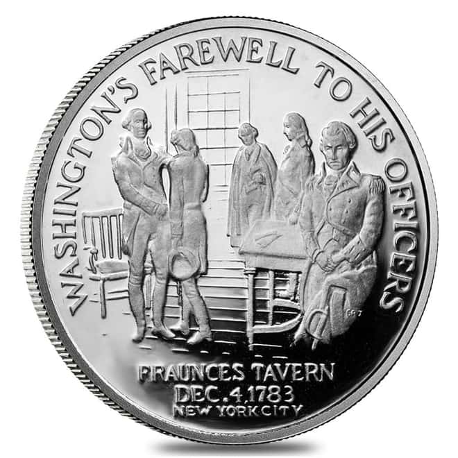 1976 1 oz Platinum George Washington Proof Comm. Medal