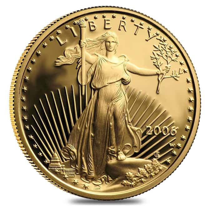 2006-W 1/4 oz $10 Proof Gold American Eagle (w/Box & COA)