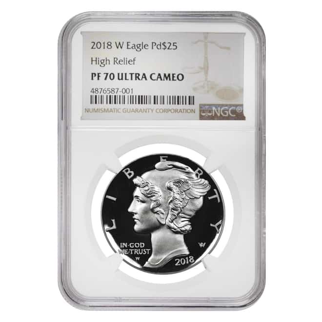 2018-W 1 oz Proof Palladium American Eagle NGC PF 70 UCAM