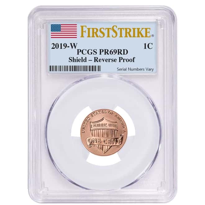 2019 W Reverse Proof Lincoln Penny Cent Comm. PCGS PF 69 FS