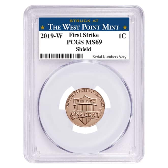 2019 W Uncirculated Lincoln Penny Cent Comm. PCGS MS 69 FS (West Point)