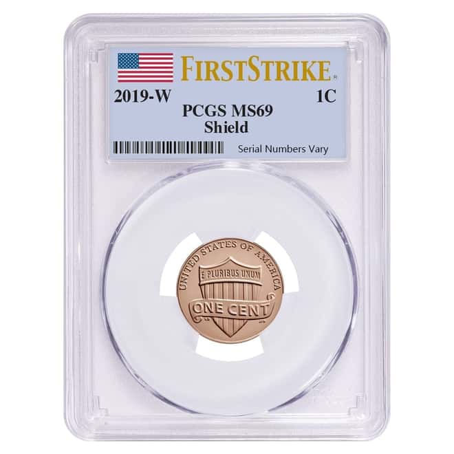 2019 W Uncirculated Lincoln Penny Cent Comm. PCGS MS 70 FS