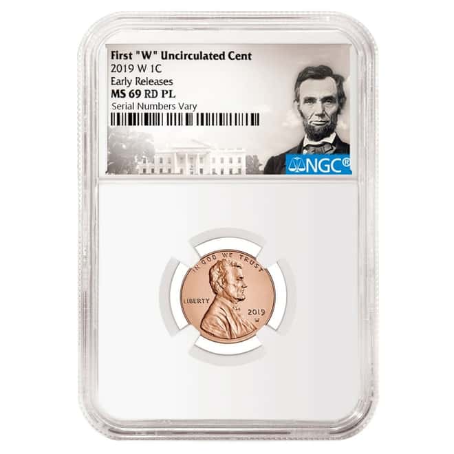 2019 W Uncirculated Lincoln Penny Cent Comm. NGC MS 69 PL ER (Lincoln Label)