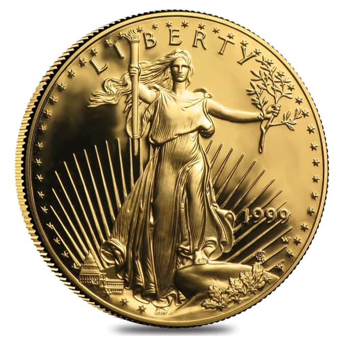 2008 W 1 oz $50 Proof Gold American Eagle (w/Box & COA)