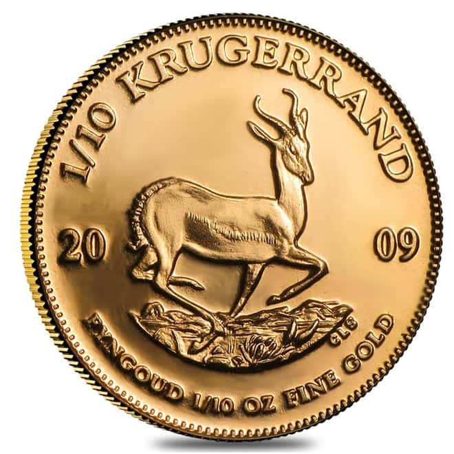 2009 South Africa 1/10 oz Proof Gold Krugerrand