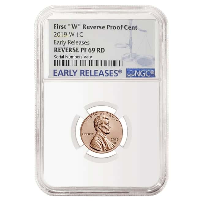 2019 W Reverse Proof Lincoln Penny Cent Comm. NGC PF 69 ER