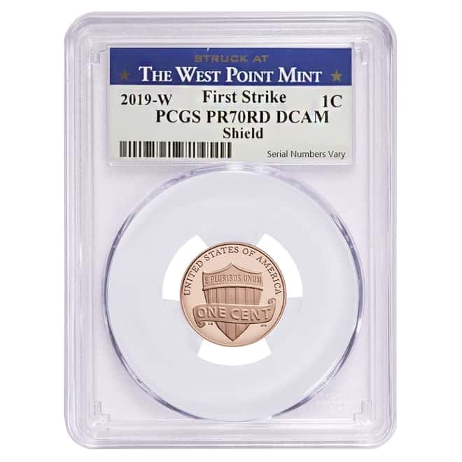 2019 W Proof Lincoln Penny Cent Comm. PCGS PF 70 FS (West Point)