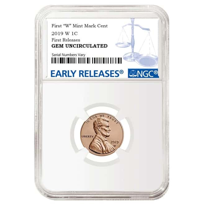 2019 W Uncirculated Lincoln Penny Cent Comm. NGC Gem UNC ER