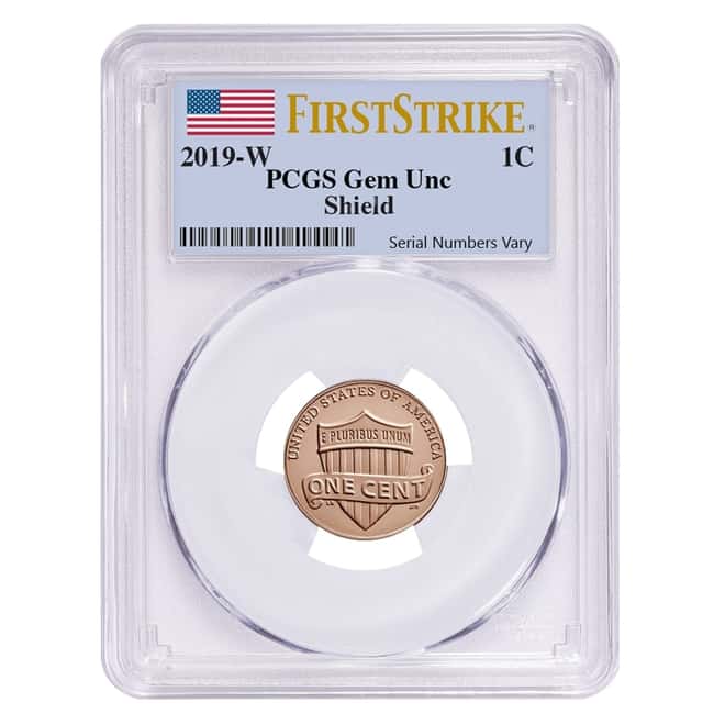 2019 W Uncirculated Lincoln Penny Cent Comm. PCGS Gem UNC FS