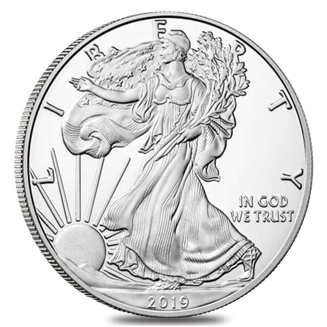 2019-S 1 oz Proof Silver American Eagle (w/Box & COA)