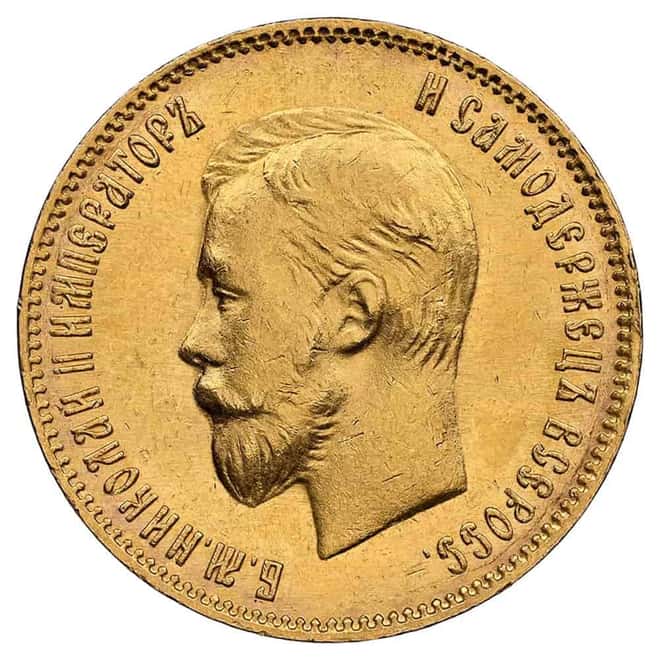 1903 AP Russia 10 Roubles Nicholas II Gold Coin NGC MS 65