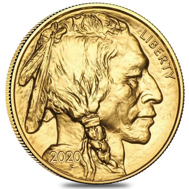 2020 1 oz $50 Gold American Buffalo Coin PCGS MS 70 FS