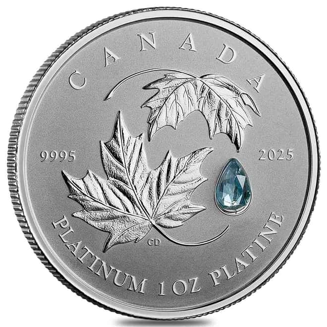 2025 Canada 1 oz Platinum Maple Leaf Forever Coin