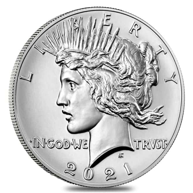 2021 Peace Silver Dollar Centennial Coin 100th Anniversary (w/Box & COA)