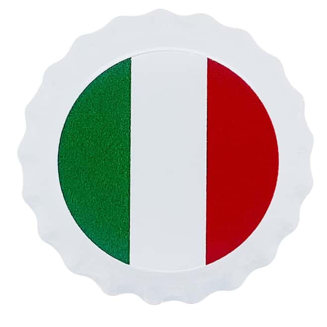 2021 Chad 6 gram World Landmarks - Italy Bottle Cap Proof Silver Coin .999 Fine (In Cap)