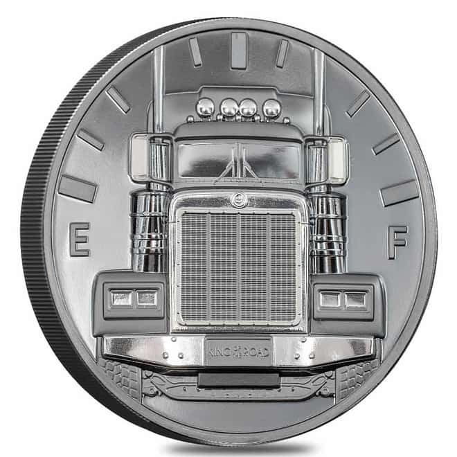 2022 Cook Islands 2 oz Silver The Journey - Truck King of the Road Coin .999 Fine (w/Box & COA)