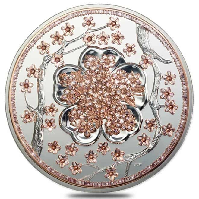 2021 Canada 1 Kilo Proof Platinum The Ultimate Coin with Pink Diamonds .9995 Fine (w/Box & COA)