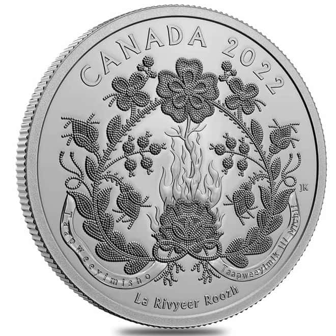 2022 Canada 1 oz Proof Silver Generations - The Red River Metis Coin .9999 Fine (w/Box & COA)