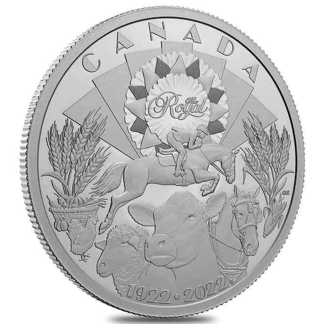 2022 Canada 2 oz The Royal Agricultural Winter Fair Silver Coin .9999 Fine (w/Box & COA)