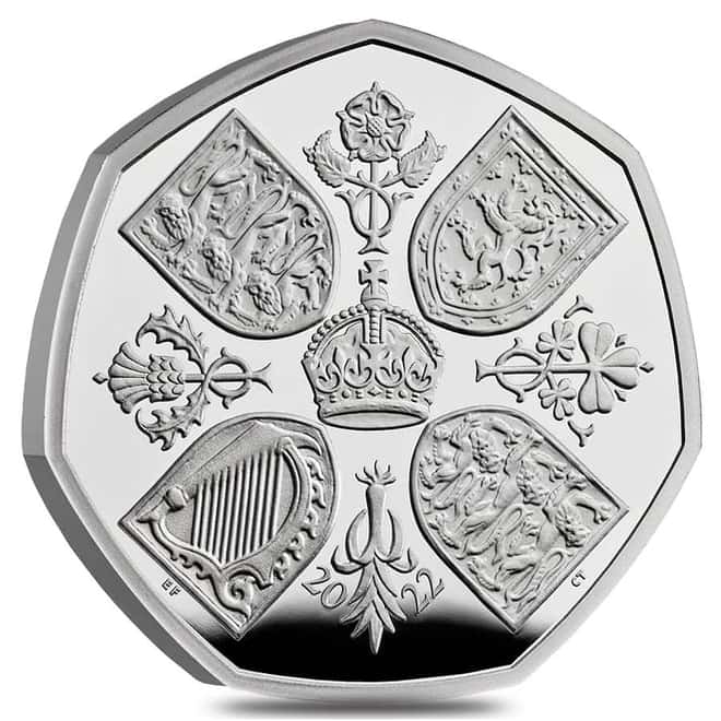 2022 Great Britain 16 gram Queen Elizabeth II Piedfort Proof Silver Coin .925 Fine (w/Box & COA)