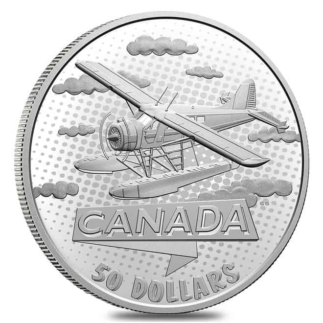 2021 Canada 5 oz First 100 Years of Confederation - Canada Takes Wing Proof Silver Coin .9999 Fine (w/Box & COA)