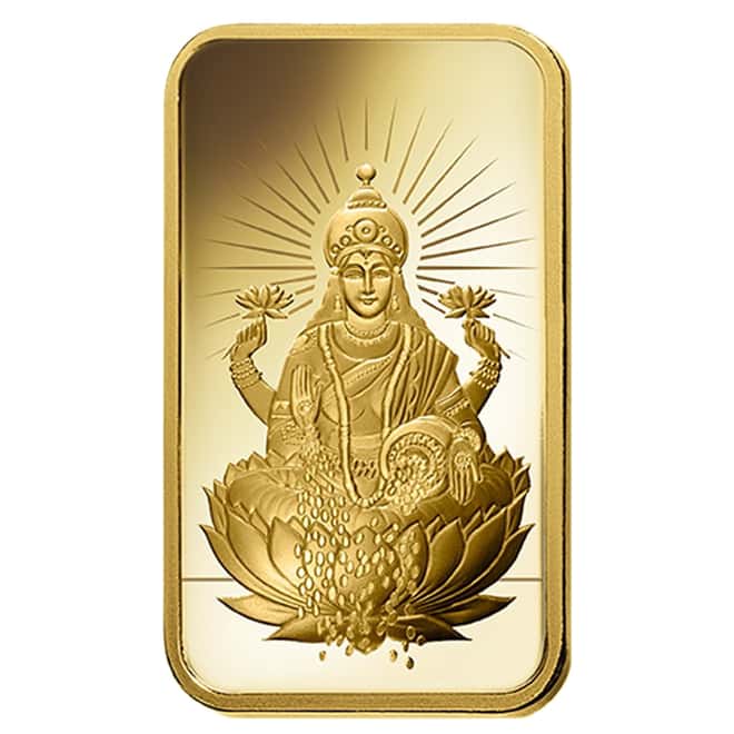 1 oz PAMP Suisse Gold Bar - Lakshmi (in Assay) .9999 Fine