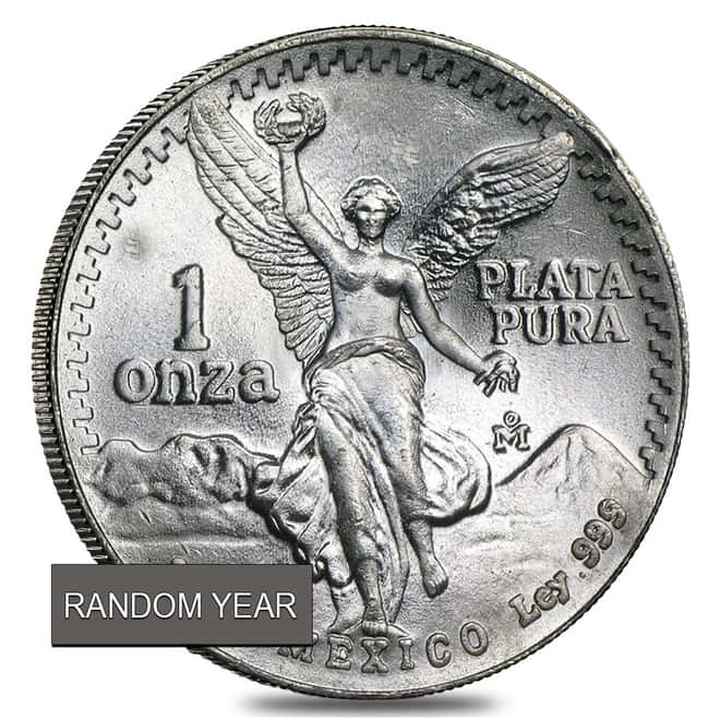 1 oz Silver Mexican Libertad Cull (Random Year)