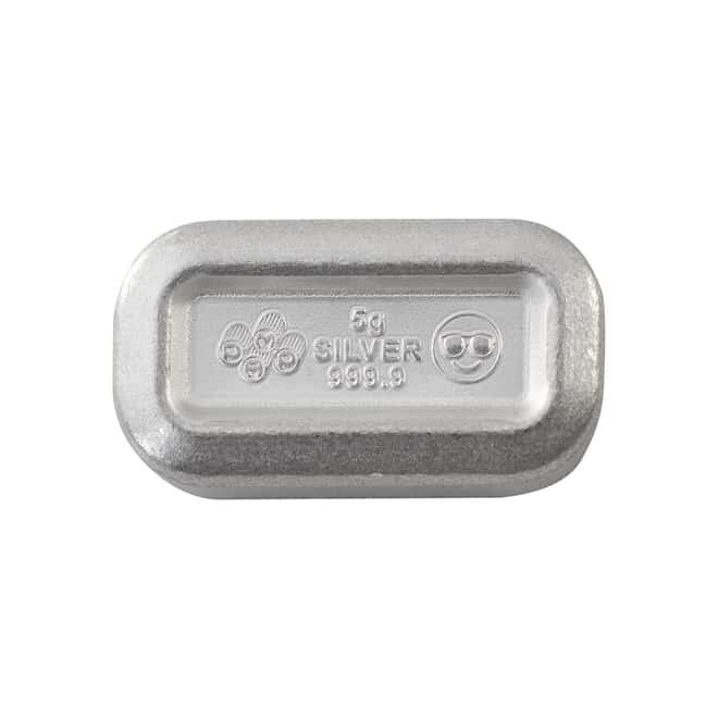 30 gram PAMP Suisse Chillin Sunglasses Emoji PEZ Dispenser & Silver Wafers (w/Box & COA)