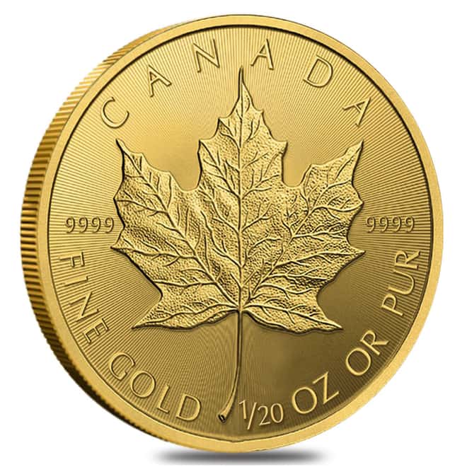 2015 1/20 oz Canadian Gold Maple Leaf (Sealed)