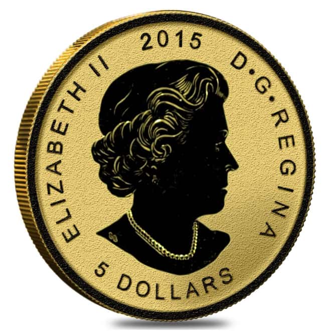 2015 1/10 oz Gold Canadian Maple Leaf E=mc2 Privy NGC PF 70 FDOI