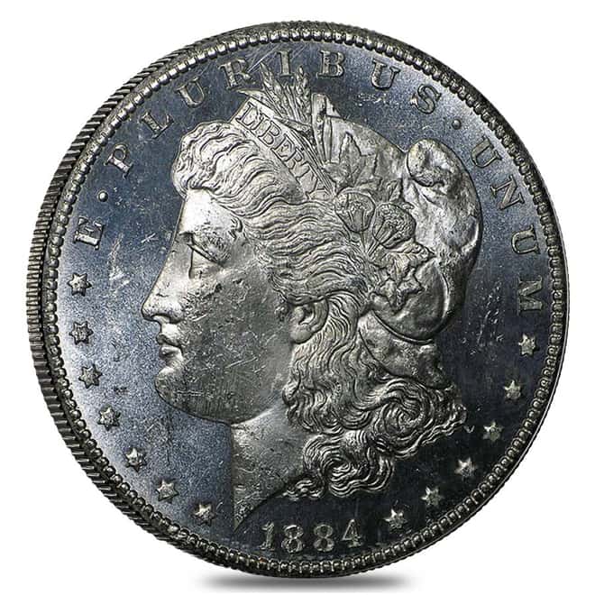 1884-CC Morgan Silver Dollar NGC MS 62 (GSA)