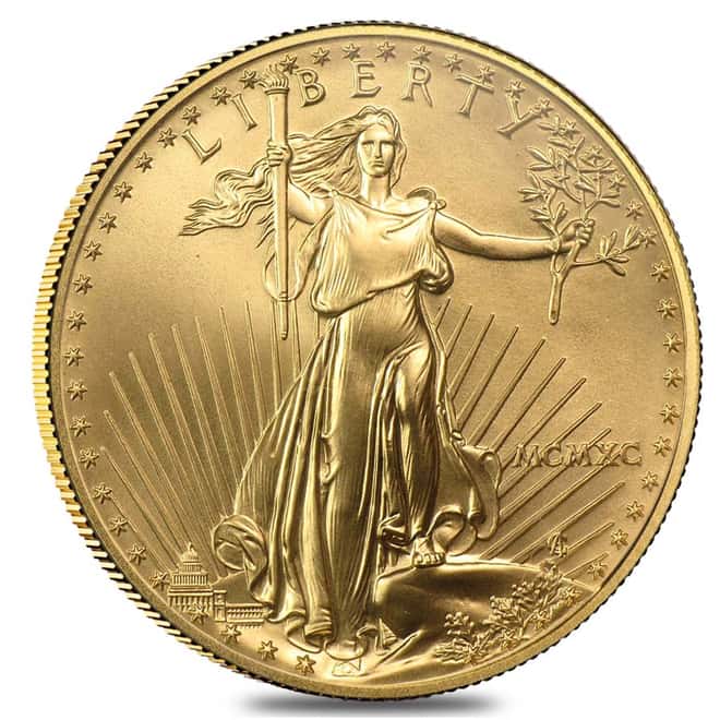 1990 1 oz $50 Gold American Eagle NGC MS 69