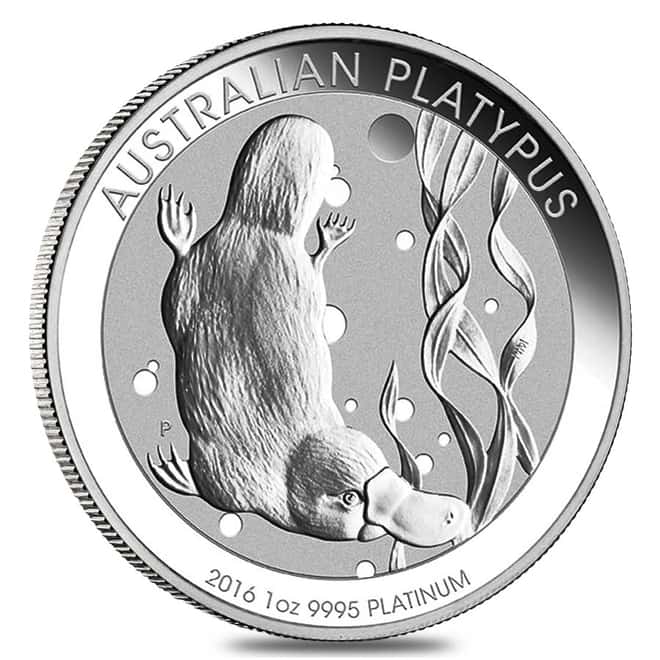 2016 Australia 1 oz Platinum Platypus BU 