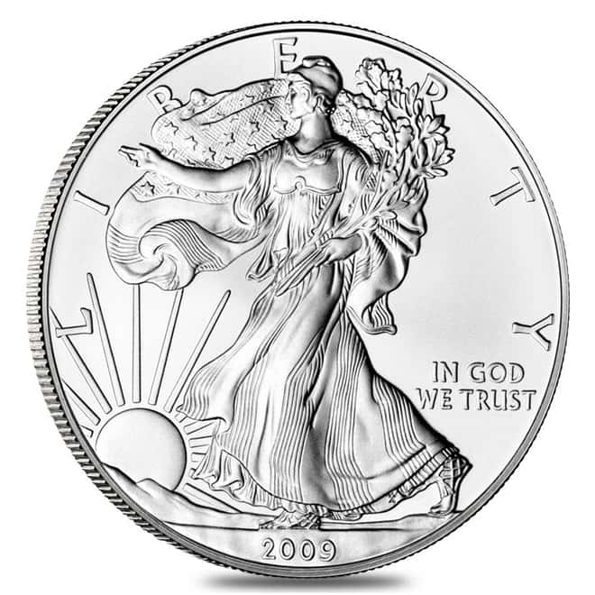 Roll of 20 - 2009 1 oz Silver Eagles Brilliant Uncirculated