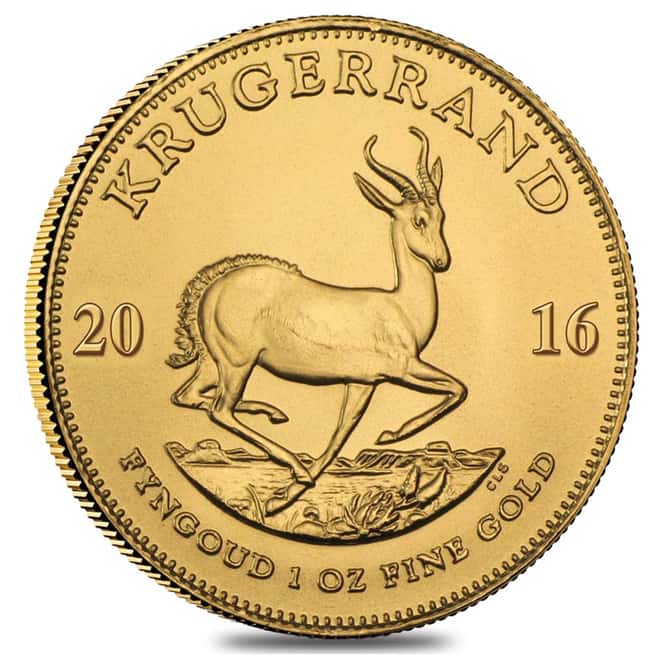 2016 South Africa 1 oz Gold Krugerrand BU