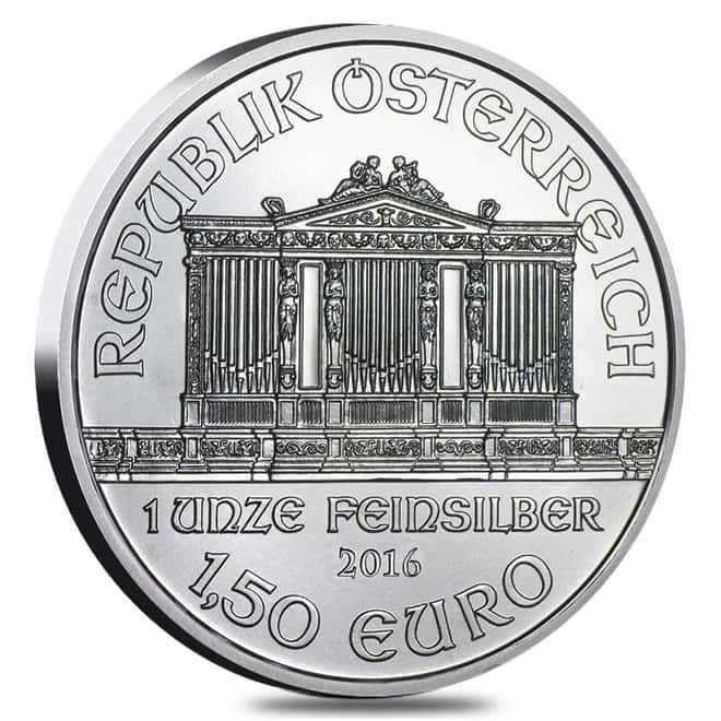 2016 1 oz Austrian Silver Philharmonic Coin BU