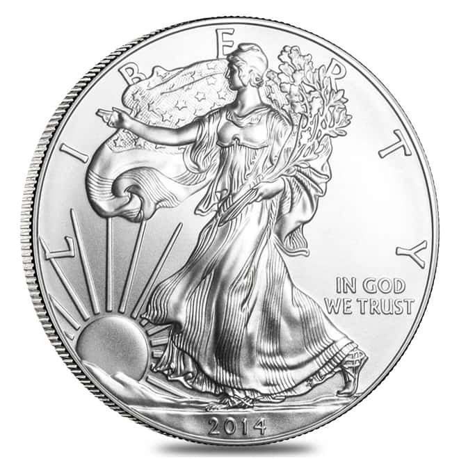 2014 1 oz Silver Eagle Brilliant Uncirculated