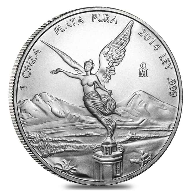 2014 1 oz Mexican Silver Libertad NGC MS 70