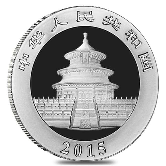 2015 1 oz Chinese Silver Panda (In Capsule)